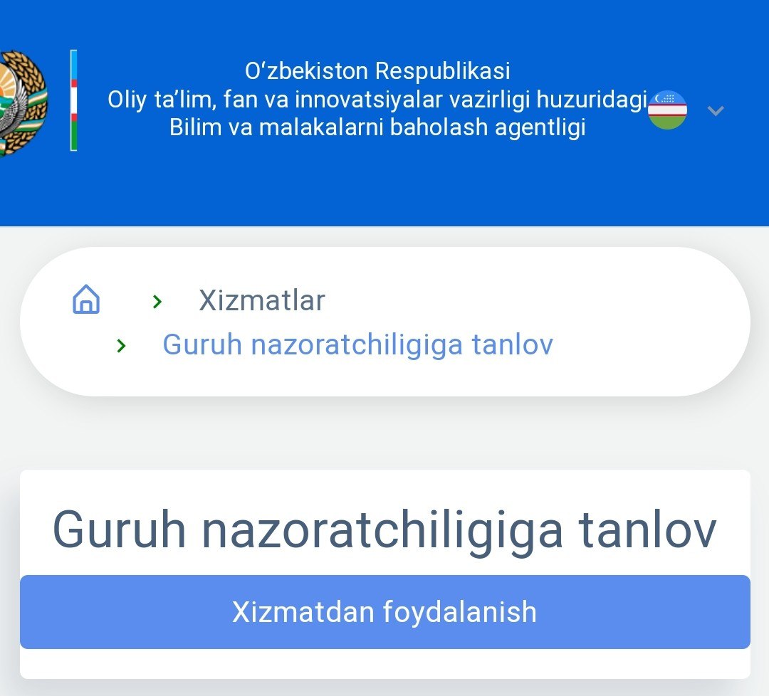 Test sinovlari nazoratchisi haqida asosiy ma’lumotlar! Ro‘yxatdan o‘tish davom etmoqda