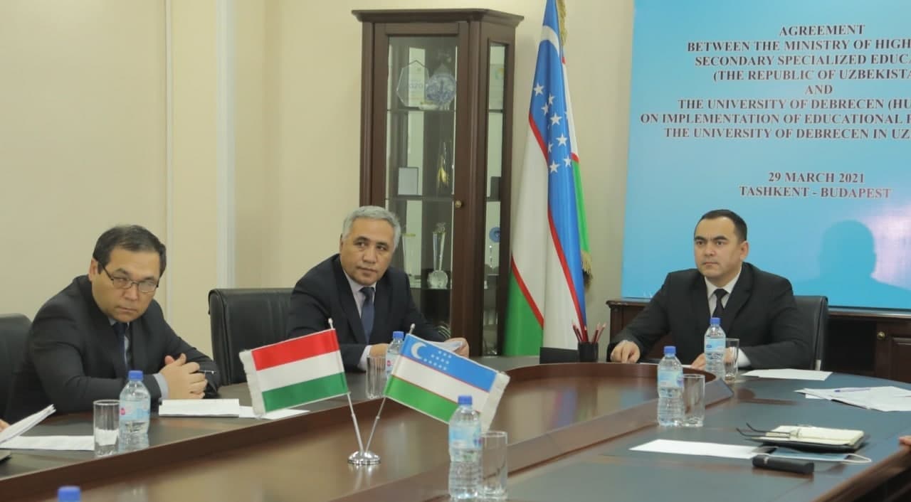 Венгриянинг етакчи университети билан битим имзоланди