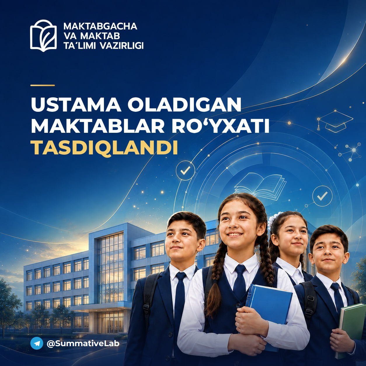 Oʻqituvchi va murabbiylar kuni arafasida 601 ta maktab jamoasi munosib eʼtirofga sazovor boʻldi.